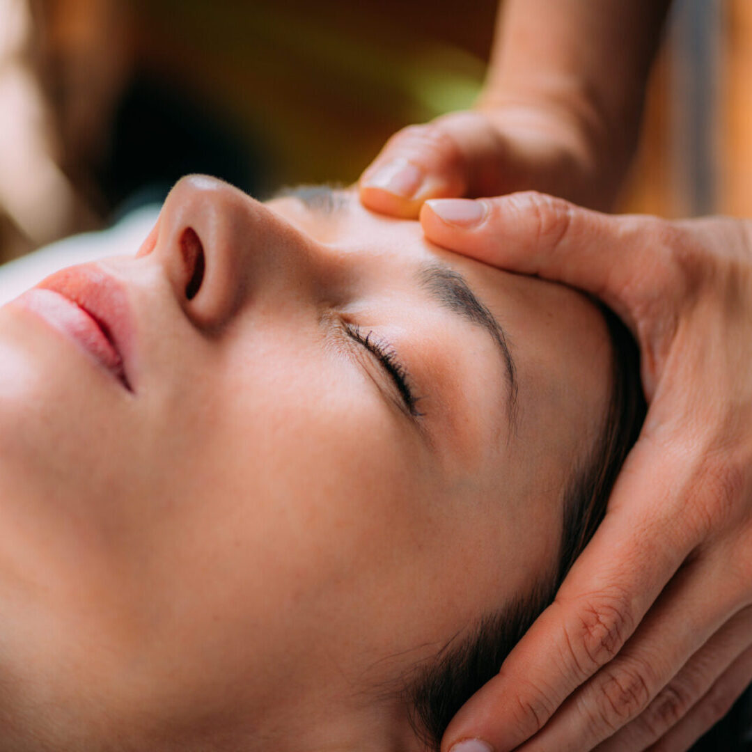 Craniosacral therapy head massage for pain and migraine relief